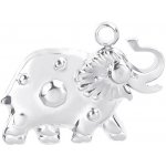 Přívěsek slon chirurgická ocel tři barevné varianty - Povrchová úprava Bez galvanizace TC 402 – Sleviste.cz