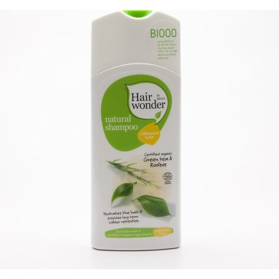 Hairwonder přírodní šampon pro barvené vlasy s Bio zeleným čajem a rooibosem 200 ml – Zboží Mobilmania