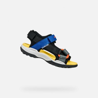 Geox chlapecké sandály Borealis G013460 Černá – Hledejceny.cz