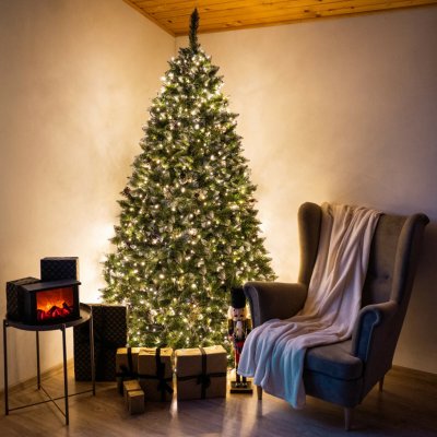 Springos CT0191 PRÉMIOVÁ DIAMANTOVÁ BOROVICE 220 CM – Hledejceny.cz