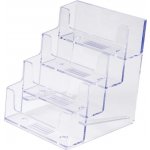Jansen Display SCRITTO stojánek na vizitky, 4 kapsy, 99 x 101 mm – Sleviste.cz