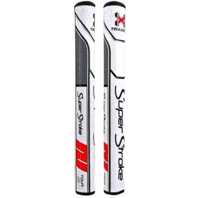 Super Stroke Traxion Tour 2.0 putter grip bílo/červeno/šedý – Zbozi.Blesk.cz