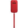 Pouzdro a kryt na mobilní telefon Apple Apple iPhone 12 mini Leather Sleeve with MagSafe (PRODUCT)RED MHMR3ZM/A