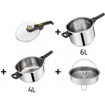 Tefal P2544341 Secure5 Neo set 4 l+6 l