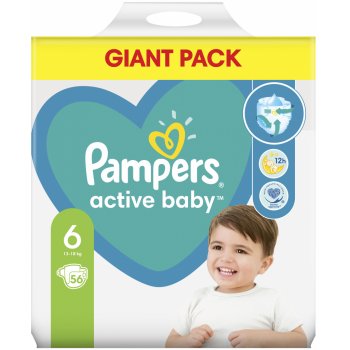 Pampers Active Baby 6 56 ks