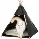 Trixie Kočičí jeskyně Tipi plsť 55 x 65 x 55 cm – Zbozi.Blesk.cz
