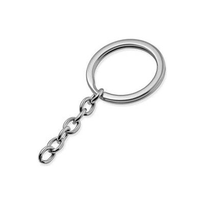Přívěsek na klíče Šperky4U Ocelový kroužek OPT1060 – Zboží Mobilmania