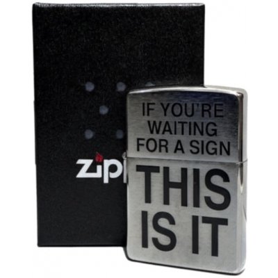 Zippo chrom geb. color If you´re waiting.. – Hledejceny.cz