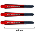 Winmau Vecta Blade 360 - medium - red – Hledejceny.cz