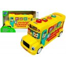 Huile Toys interaktivní naučný autobus pro nejmenší se zvuky School Bus