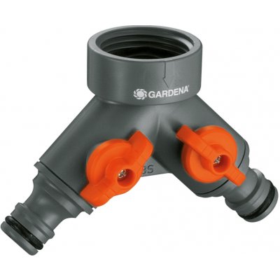 GARDENA 2-cestný ventil 3/4 pro ryclospojky (0940-20)