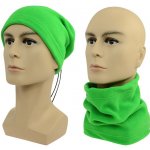 Sulov čepice s otvorem pro culík 2v1 Fleece zelená – Hledejceny.cz