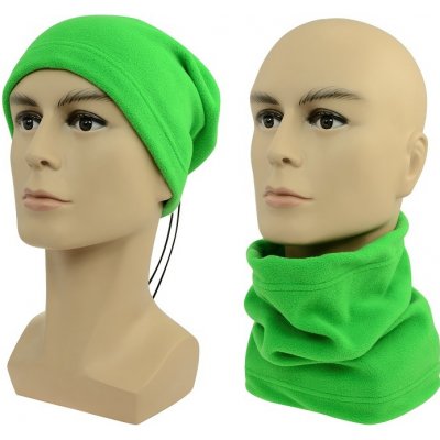 Sulov čepice s otvorem pro culík 2v1 Fleece zelená – Hledejceny.cz