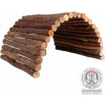 Trixie Dřevěný most z kulatých dřívek pro králíky 65 x 40 cm – Hledejceny.cz
