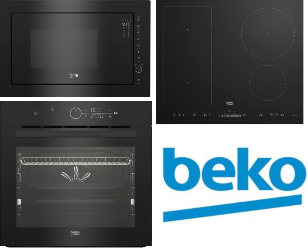 Set Beko BBIM17400BDS + HII64500UFT + BMGB25333BG