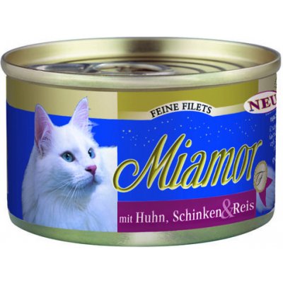 Finnern Miamor Fine Finest kuře & šunka 24 x 100 g – Hledejceny.cz