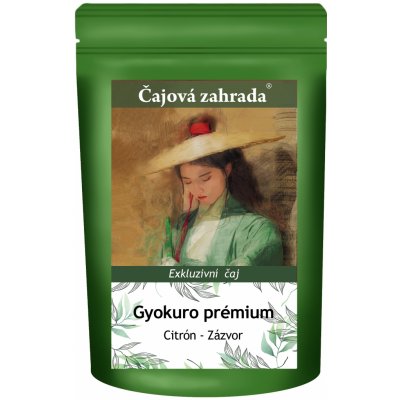 Čajová zahrada Japan Gyokuro Prémium Zázvor Citron zelený ochucený čaj 50 g – Zbozi.Blesk.cz