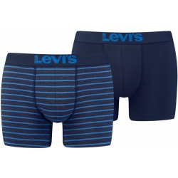 Levi's pánské boxerky levis blue brand 2pack