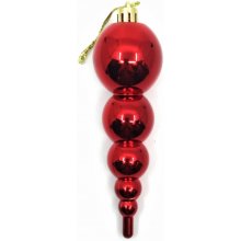 Gpol Vánoční ozdoby červené 13 cm 4 ks bal