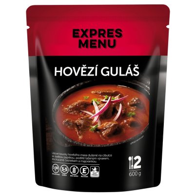 EXPRES MENU Hovězí guláš 600 g – Zboží Mobilmania