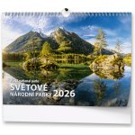 Nástěnný Baloušek Světové národní parky 2026 – Sleviste.cz