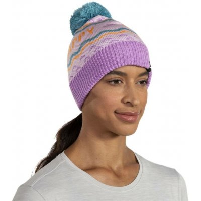 Brooks Heritage Pom beanie Light Purple Run Happy – Hledejceny.cz