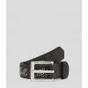 Pásek Karl Lagerfeld opasek K/SIGNATURE ROCKY belt černá