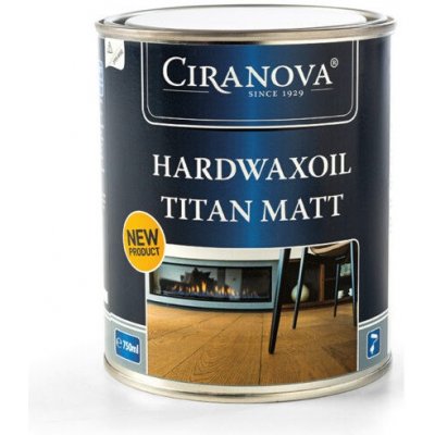 Ciranova hardwaxoil 0,75 l titan matt – Zboží Mobilmania