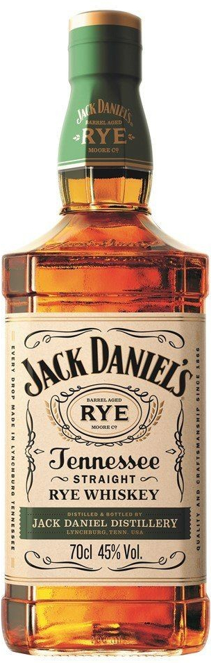 Jack Daniel\'s Straight Rye 45% 0,7 l (holá láhev)