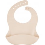 Canpol Babies Silikonový bryndák s kapsou Krémová – Sleviste.cz