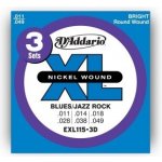 D'addario EXL115-3D – Zboží Dáma