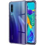 Techsuit – Shockproof Clear Silicone průhledný odolný silikonový kryt na Huawei P30 – kouřově černý – Zbozi.Blesk.cz
