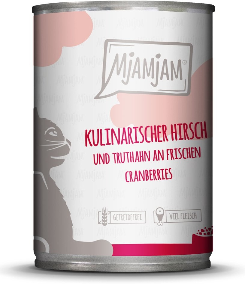 MjAMjAM delikátní jelení a krocaní maso 6 x 400 g