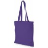 Nákupní taška a košík Bavlněná nákupní taška fialová