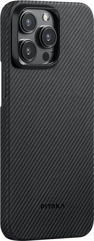 Pitaka MagEZ 4 600D case, černé/šedé twill - iPhone 15 Pro