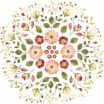 ZUTY Malování podle čísel KVĚTINOVÁ MANDALA 40 x 50 cm – Hledejceny.cz