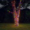 Vánoční osvětlení DKD HOME DECOR Solární světelný řetěz 2 ks 2x200 LED vícebarevné vnitřní venkovní