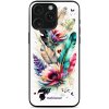 Pouzdro a kryt na mobilní telefon Apple Mobiwear Glossy Apple iPhone 15 Pro - G017G Pírka a květy