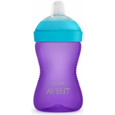Philips AVENT SCF802/01 Hrneček s měkkou hubičkou 300 ml fialový – Sleviste.cz