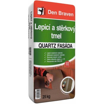 Den Braven QUARTZ FASÁDA lepicí a stěrkový tmel 25 kg