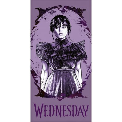 Jerry Fabrics Wednesday dětská osuška fialová 1x osuška 70 x 140 cm – Zboží Dáma