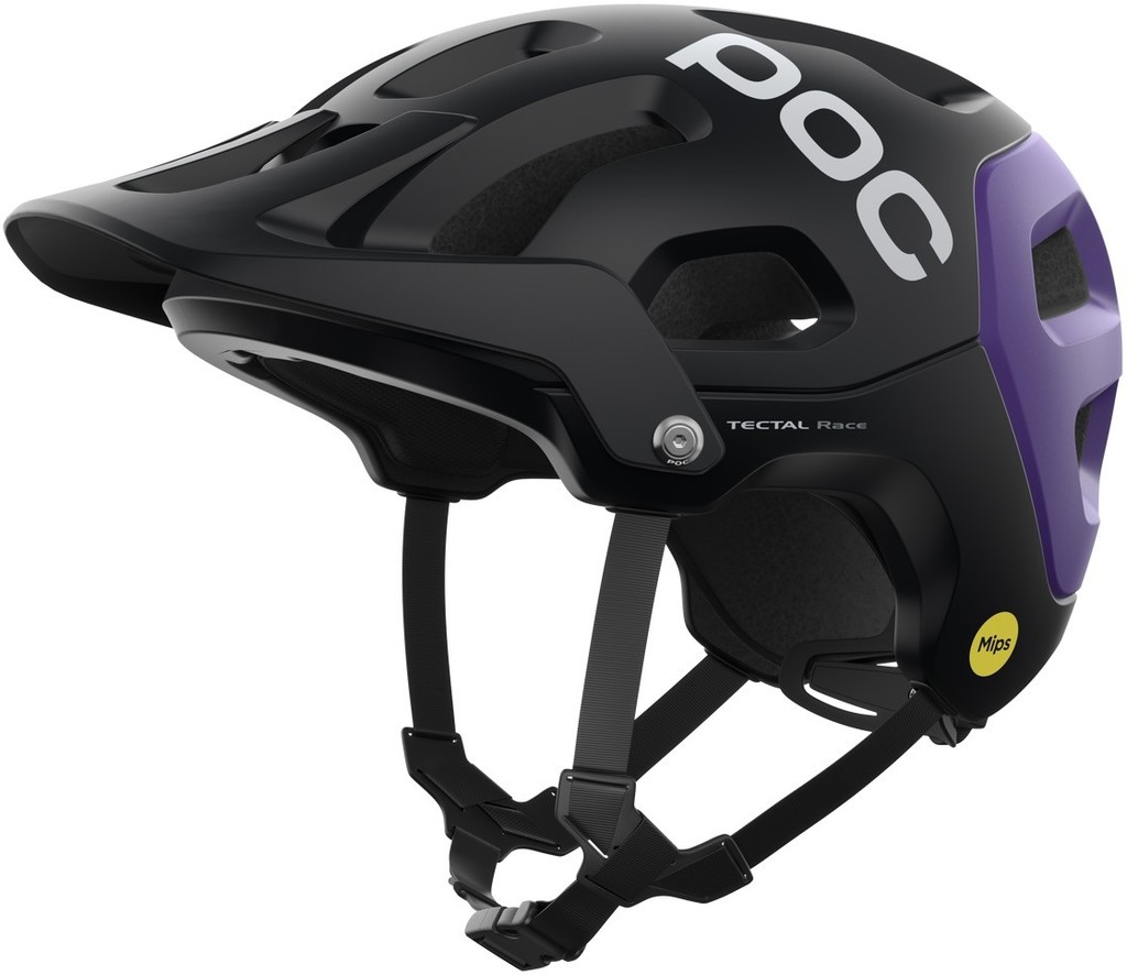 POC Tectal Race Mips Uranium black/Sapphire Purple metallic matt 2022