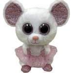 TY Beanie BoosNinabílá myška balerína 24 cm – Zbozi.Blesk.cz