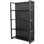 AHProfi Kovový regál s děrovanou deskou, 1200 x 458 x 2000 mm - TJA1200 – Hledejceny.cz