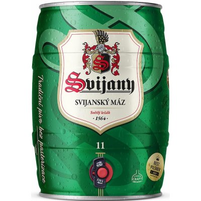Svijanský Máz Světlý Ležák 11% 5 l (sud) – Zboží Dáma