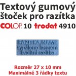 Trodat Colop Gumový štoček pro razítko 10, 4910 – Zbozi.Blesk.cz