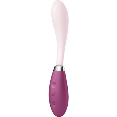 Satisfyer G Spot Flex 3 akumulátorový na G bod pink červená – Zboží Mobilmania