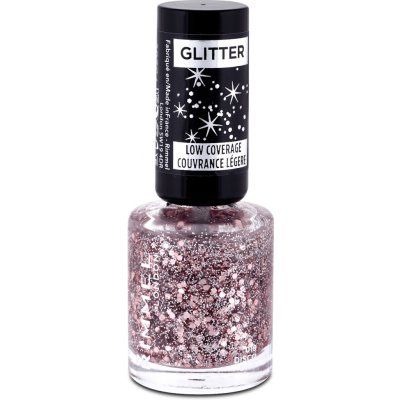 Rimmel London Glitter Bomb Top Coat lak na nehty 019 Disco Diva 8 ml – Sleviste.cz