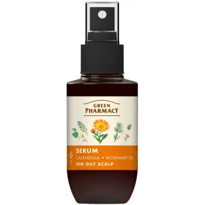 Green Pharmacy Calendula & Rosemary Serum sérum na mastné vlasy 100 ml – Hledejceny.cz