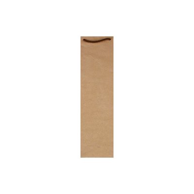 Tašky papírové EKO hnědé na láhev / 115x90x355 mm